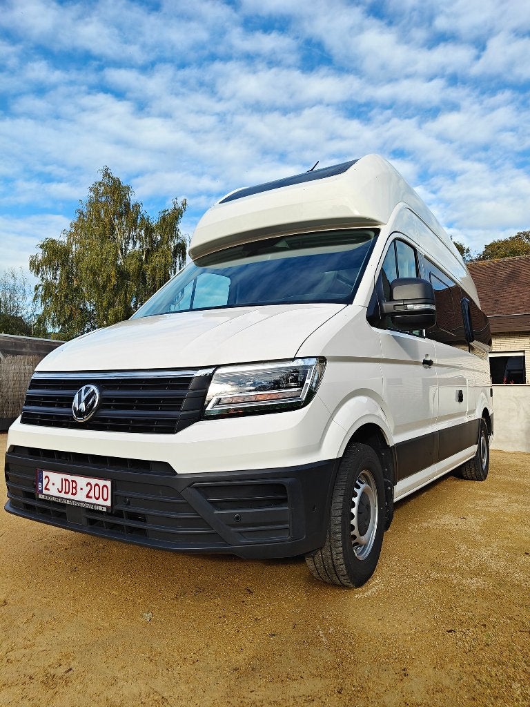 VW Grand California 600 - 177pk automaat - full option, Automaat, Buscamper of Camperbus, Verwarmde buitenspiegels, Volkswagen