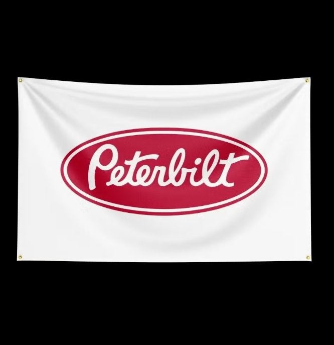 Grote vlaggen Peterbilt (150x90cm), Ophalen of Verzenden, Nieuw
