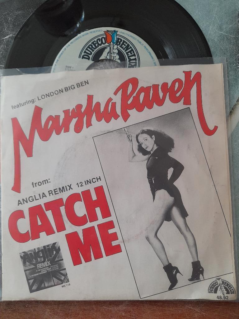 Marsha Raven-Catch avec 7", Enlèvement ou Envoi, Utilisé, Pop
