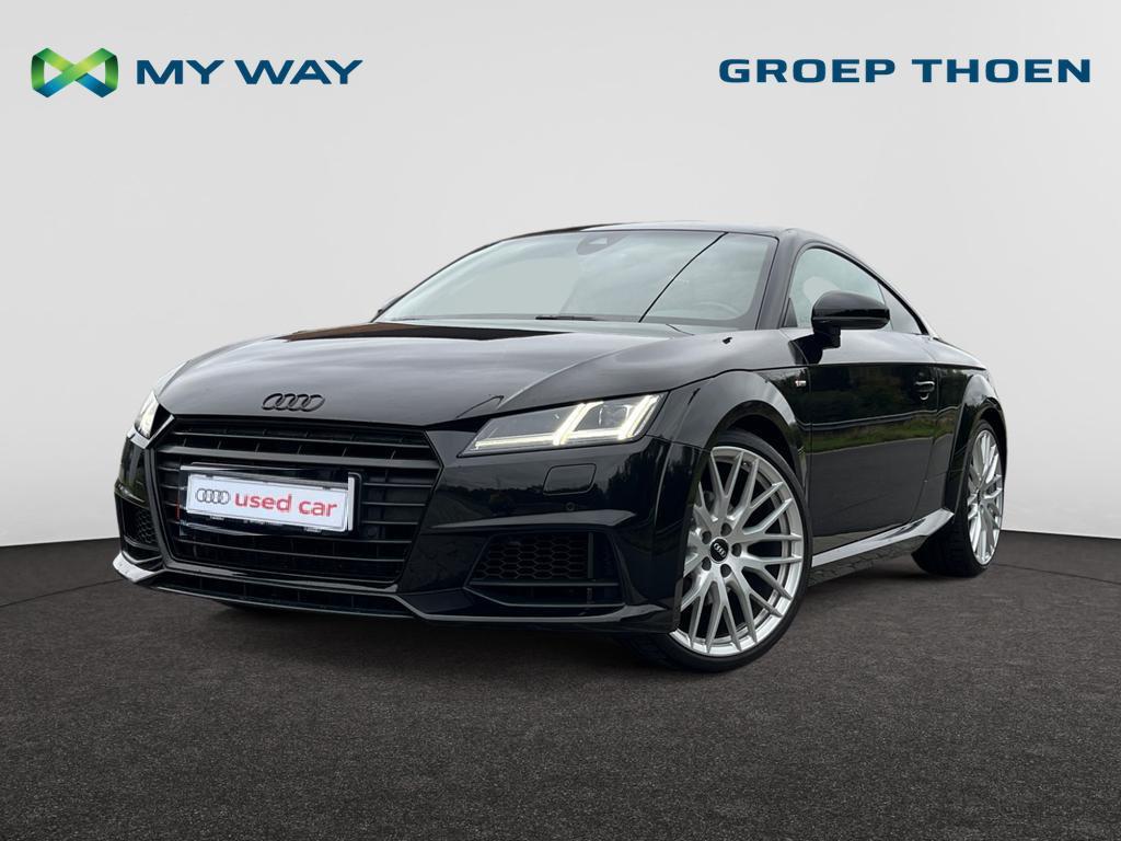 Audi TT CoupÃ TT CoupÃ 2.0 TFSI Quattro S tronic, Auto's, Audi, Automaat, 149 g/km, Zwart, https://public.car-pass.be/vhr/f828588d-5573-4787-ae0a-acba6ffb0271