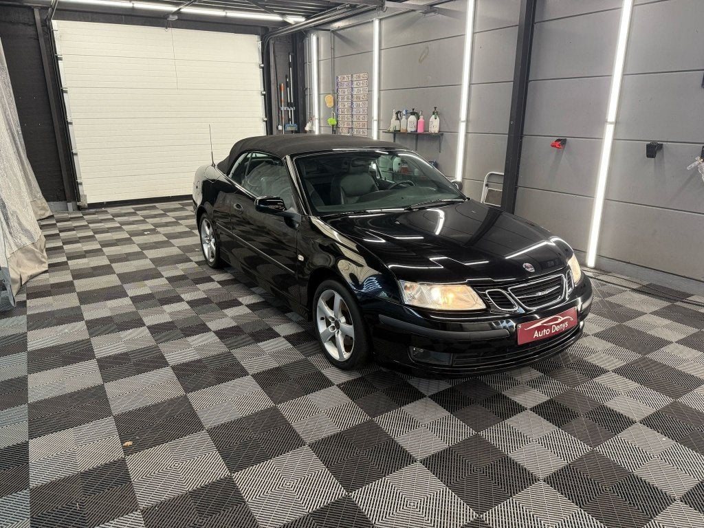 Saab 9-3 Cabriolet 1.9 TiD 16v bj. 2006 198000km EXPORT, Auto's, 110 kW, 4 cilinders, Cabriolet, Zwart