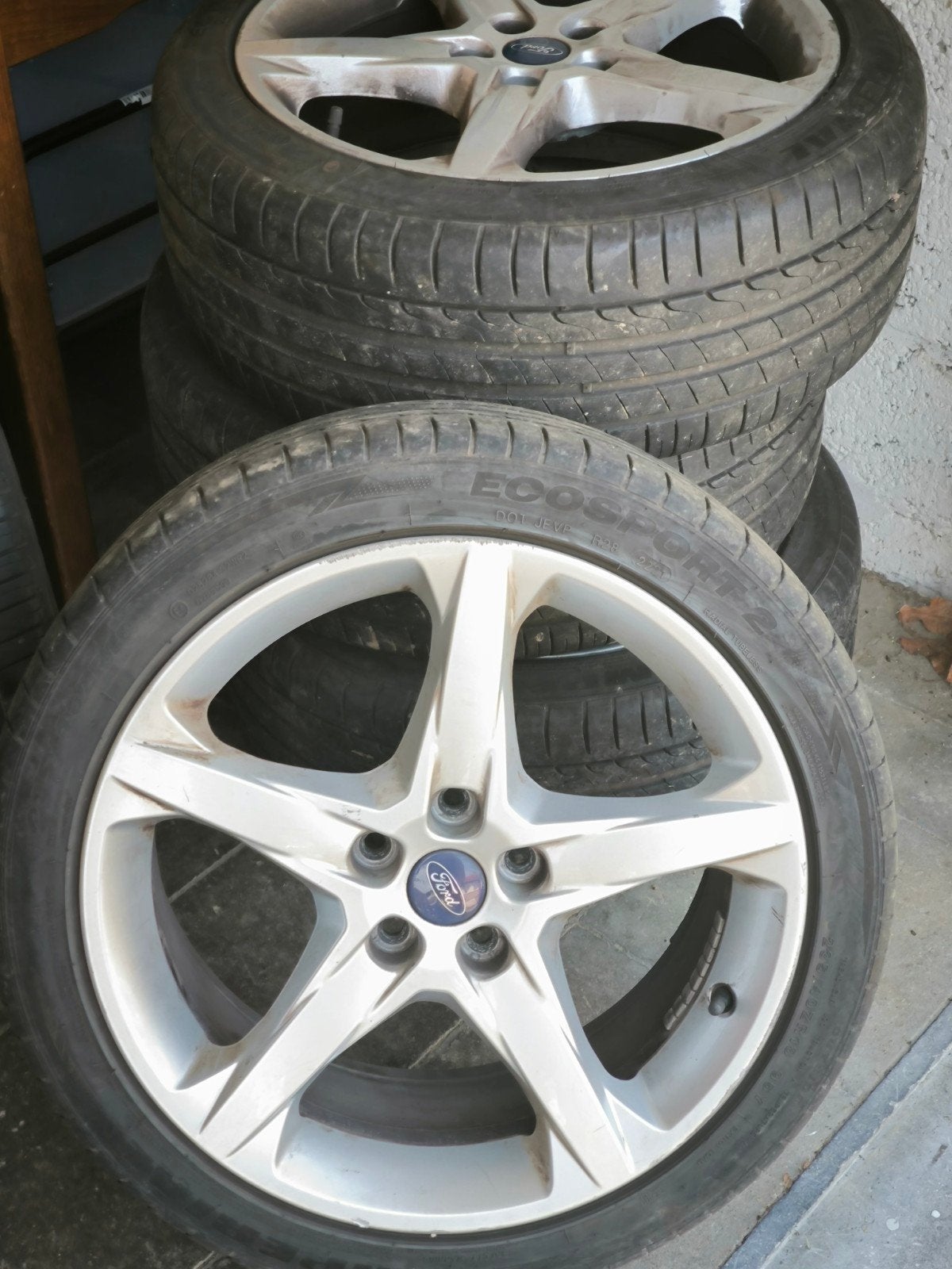 4 velgen en banden  Ford focus MK3 +reservewiel op velg, Auto-onderdelen, Ophalen, Velg(en)