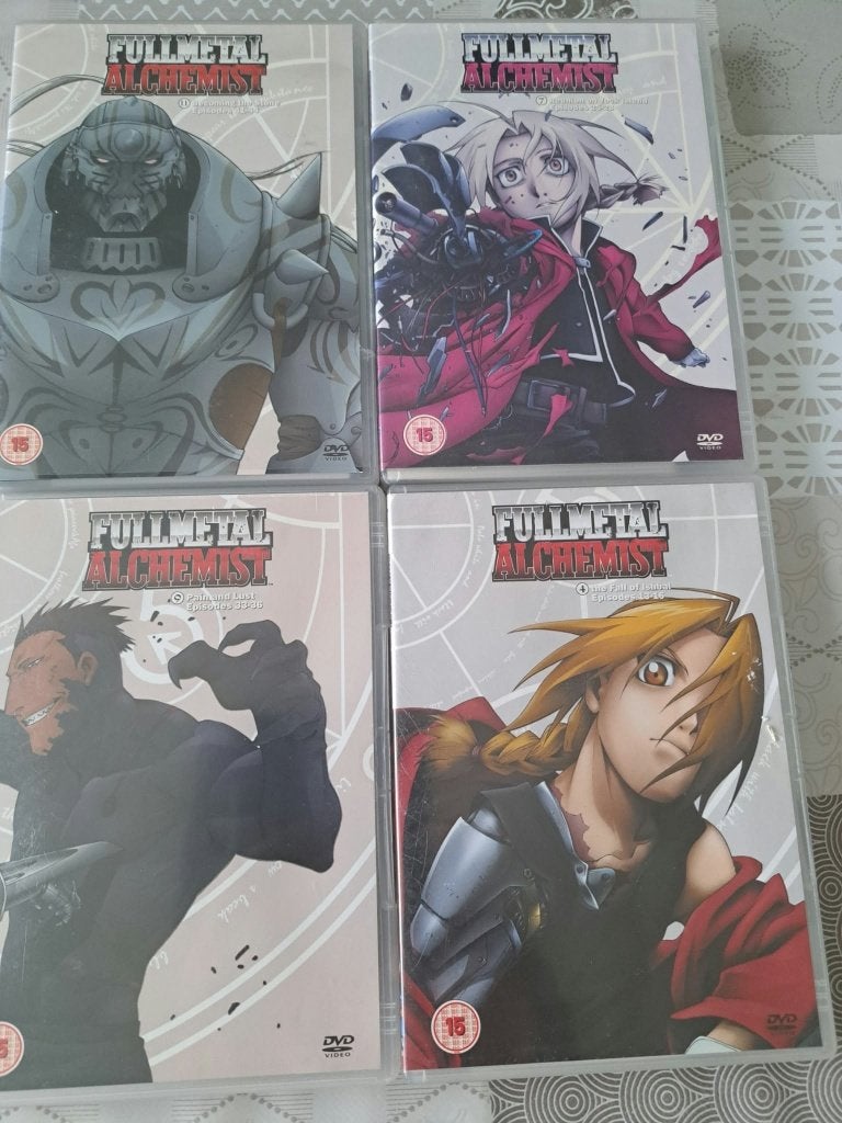 lot fullmetal alchemist 4,5,6,7,9,11 ( animé ), Enlèvement ou Envoi, Comme neuf, Anglais, Anglais