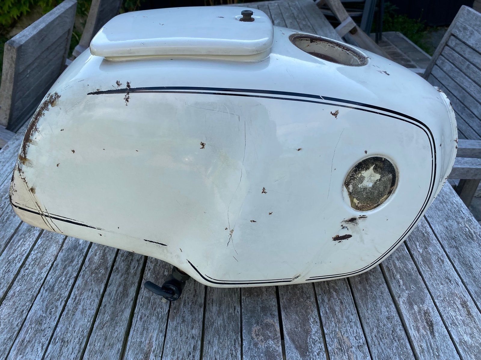 BMW tank, Motoren, Ophalen, Gebruikt