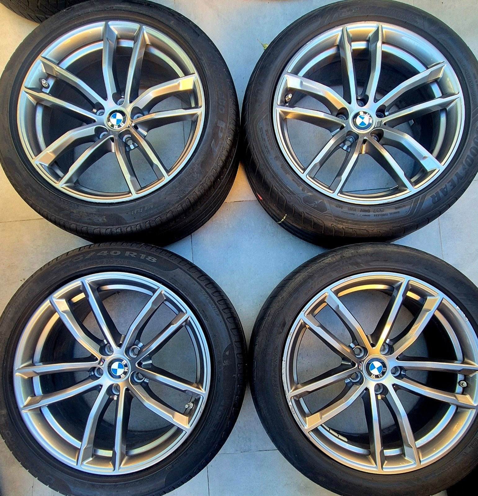BMW 5 serie G30 G3 662M 18 inch velgen Met Banden, Ophalen, 18 inch, Zomerbanden, Banden en Velgen