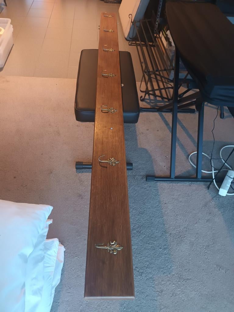 Kapstok met 7 haakjes, Ophalen, Gebruikt, Hout, Wandkapstok