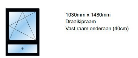 Fenêtre, Double vitrage, 120 à 160 cm, Fenêtre de façade ou Vitre, Enlèvement
