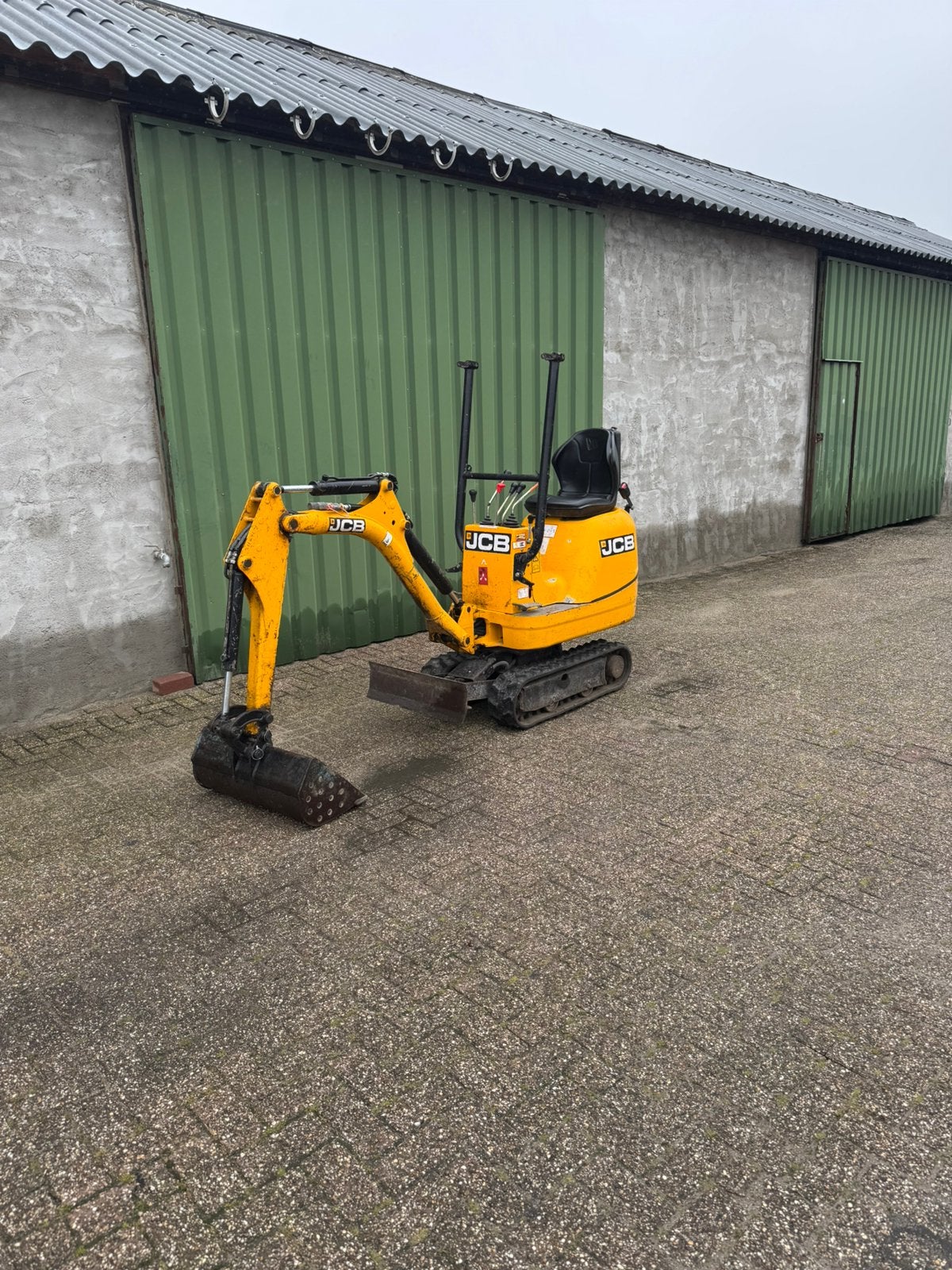 Jcb 8008 minigraver, 2 bakken, verstelbaar rijwerk, 2016, Enlèvement, Excavatrice
