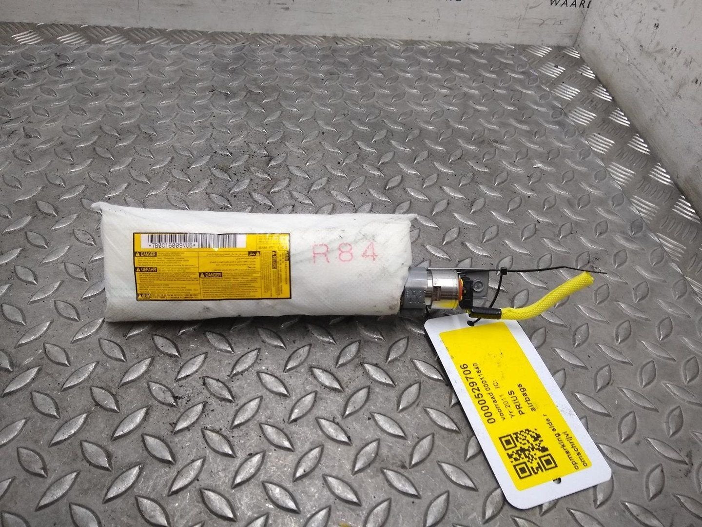 TOYOTA PRIUS 1.8 ASPIRATION AIRBAG RECHTS 2011, Ophalen of Verzenden, Gebruikt, Stiba lid