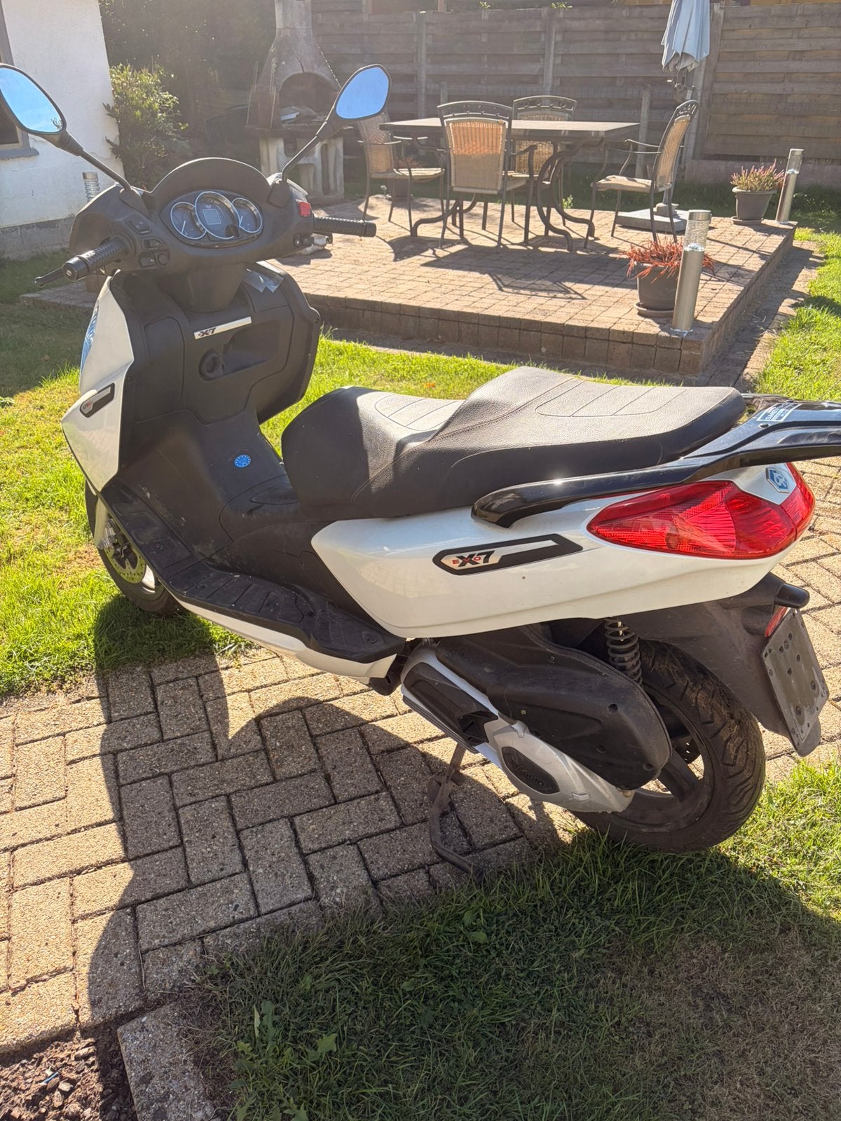 Piaggio 125 cc, Enlèvement, Utilisé