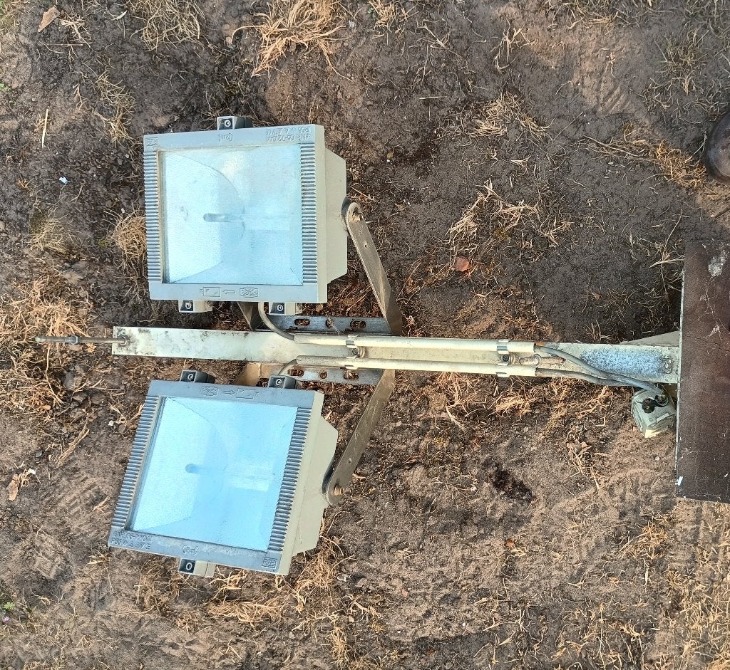 Verstraler, Ophalen, Gebruikt, 500 watt of meer, Lamp met armatuur