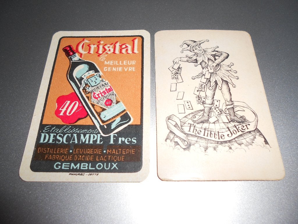 1 JOKER GENIEVRE CRISTAL, Enlèvement ou Envoi, Comme neuf, Carte(s) à jouer
