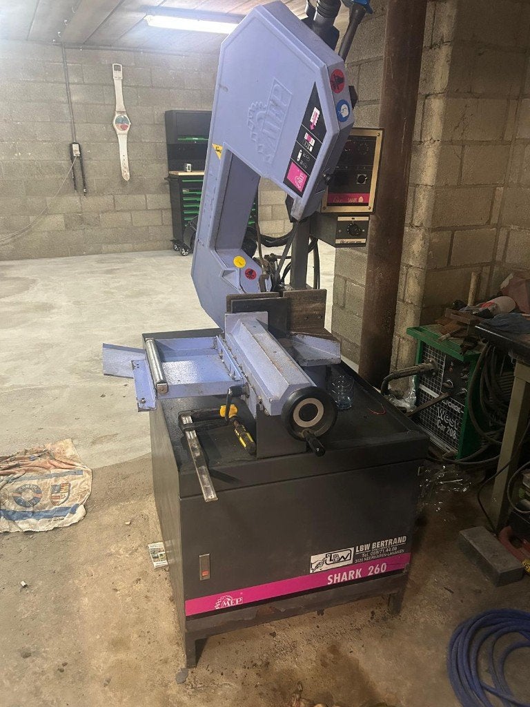 Automatische ijzerzaag shark 260, Bricolage & Construction, Outillage | Scies mécaniques, Scie à ruban, 1200 watts ou plus, 70 mm ou plus