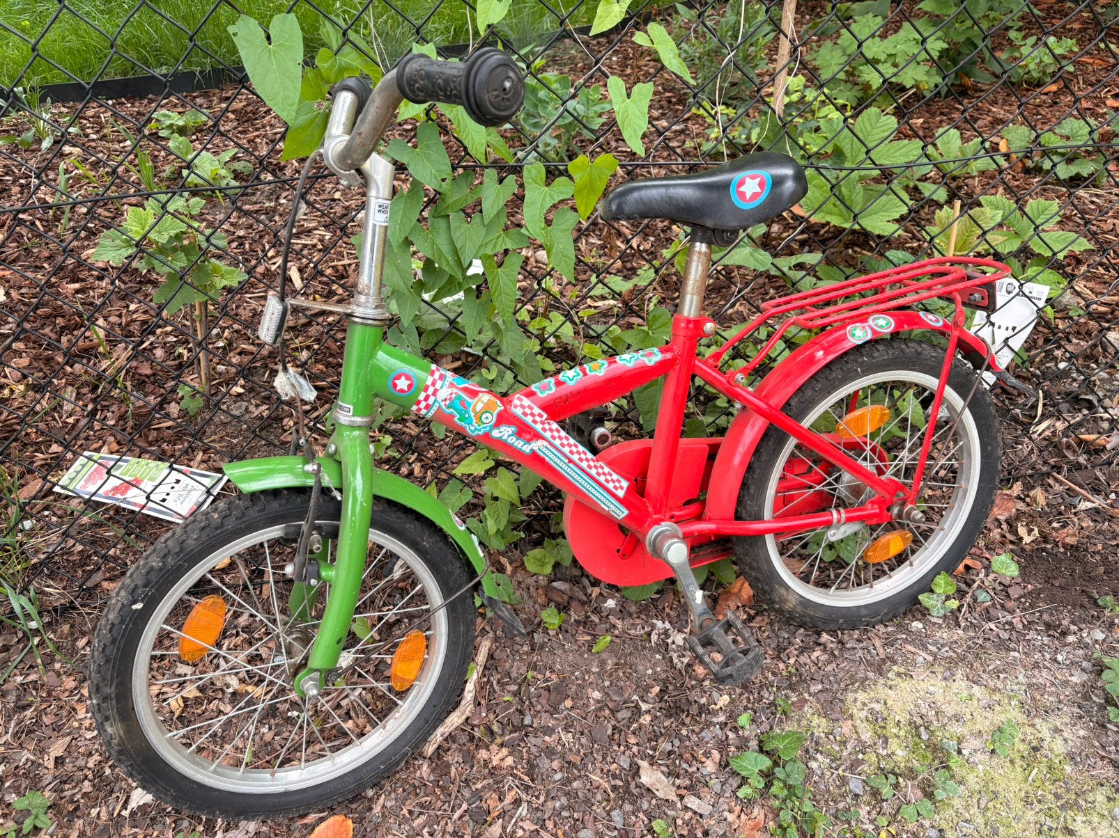Kinderfiets voor 1ste ervaring, Fietsen en Brommers, Ophalen, Gebruikt, Velgrem, Minder dan 16 inch