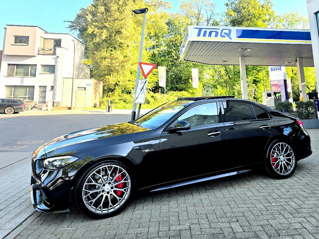 AMG C63S E PERF. AERO/NIGHT/HUD/PANO/DIG.lIGHT/360/SOUND, Auto's, Automaat, Zwart, Leder, Vierwielaandrijving