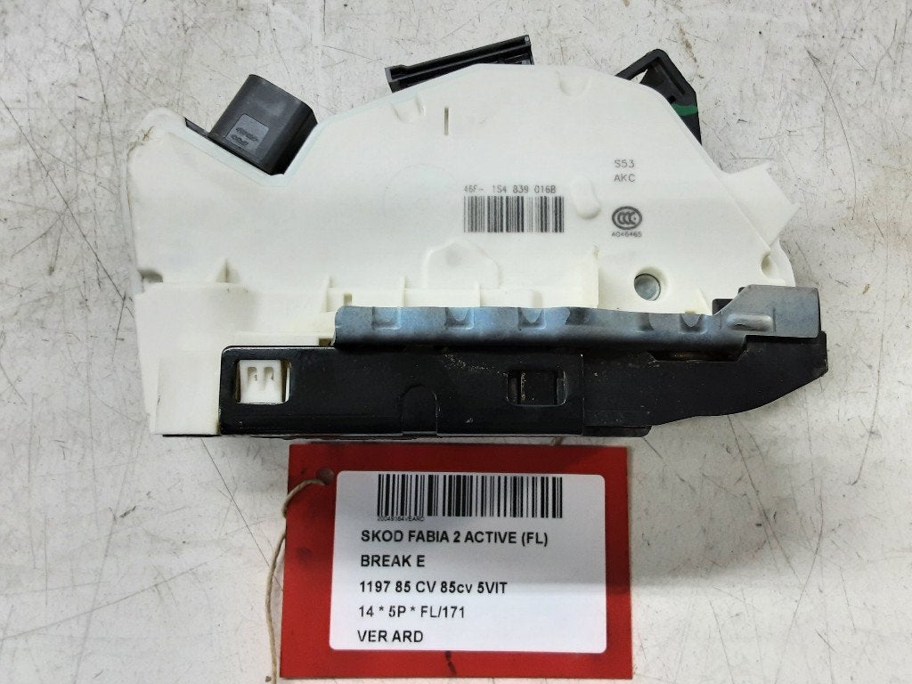 SERRURE DE PORTE ARRIÈRE DROITE Skoda Fabia II Combi, Mevr. I. Hauben, Utilisé, Skoda, Arrière