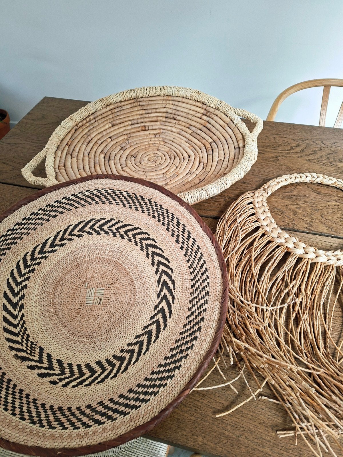 Rotan setje accessoires, Ophalen, Zo goed als nieuw
