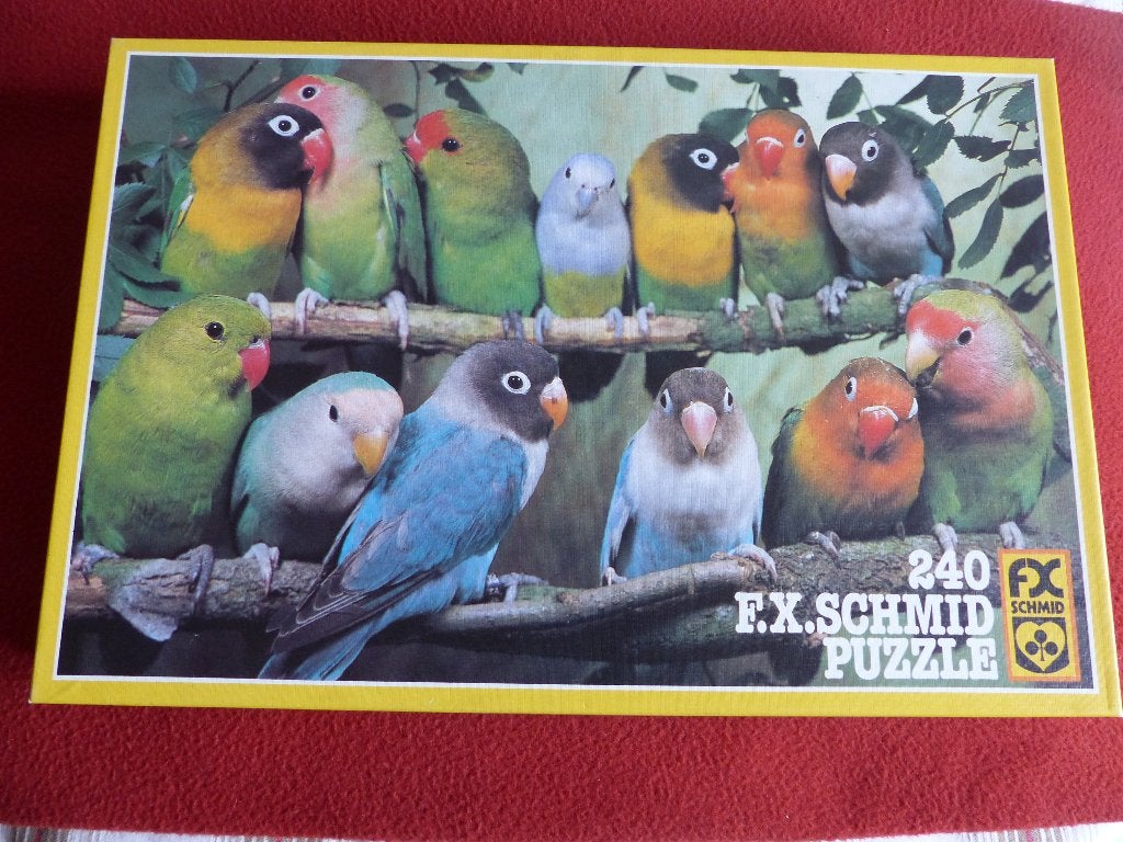 puzzel F.X. Schmid - vogels, Hobby en Vrije tijd, Ophalen of Verzenden, Minder dan 500 stukjes, Zo goed als nieuw