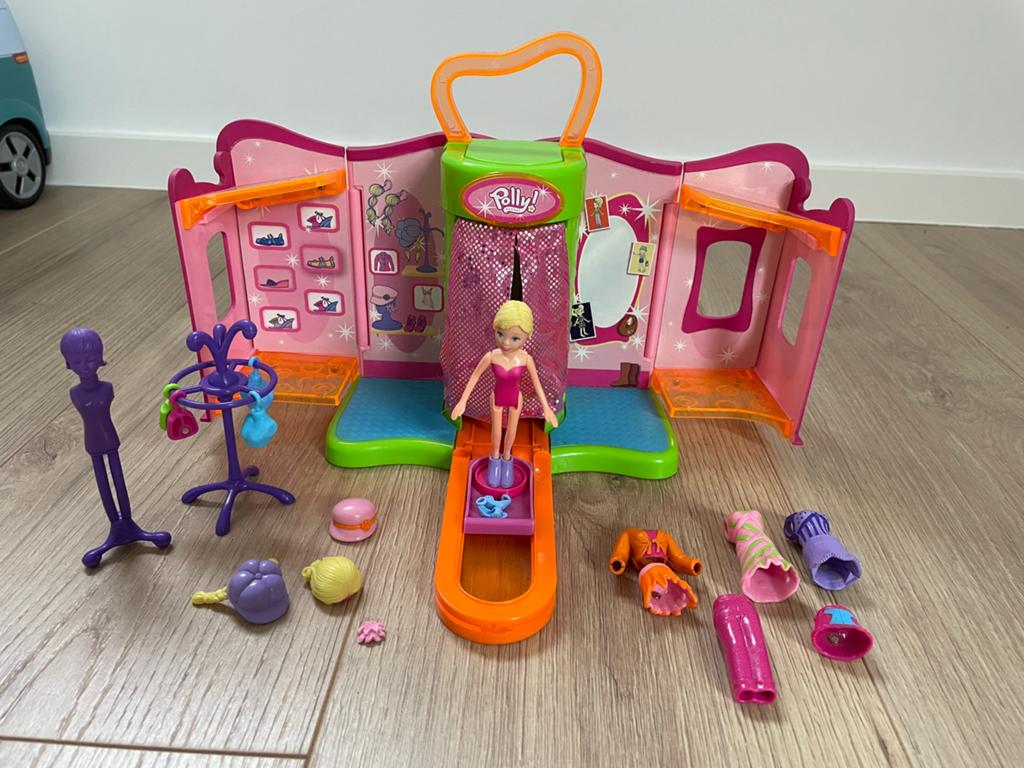 Mattel Polly Pocket fashion Runway - 2004 - perfecte staat, Kinderen en Baby's, Ophalen of Verzenden, Gebruikt, Poppenhuis