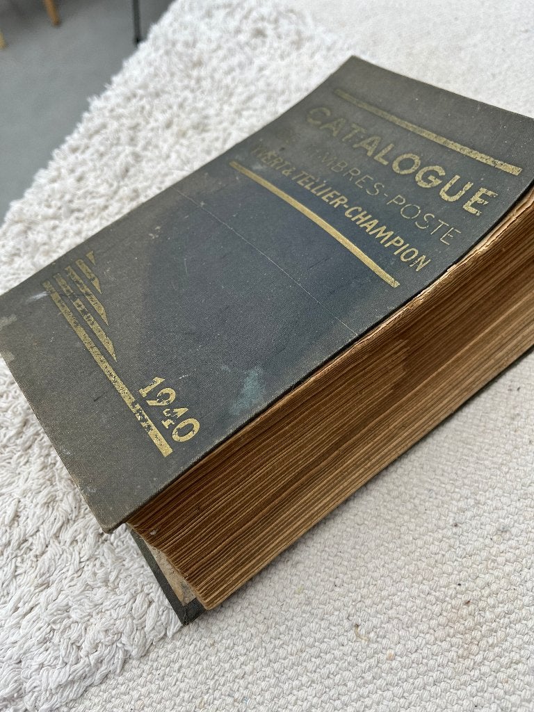 Oude Yvert & Tellier-Champion postzegelcatalogus jaar 1940, Ophalen