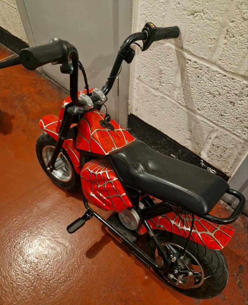 Moto électrique enfant, Enlèvement