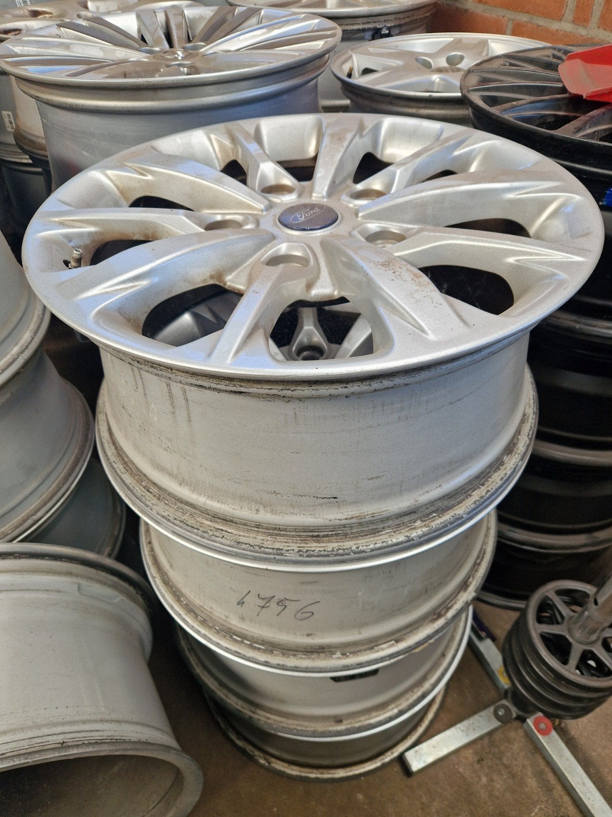 18 inch alu velgen ford transit, Auto-onderdelen, Banden en Velgen, Ophalen, 18 inch, Velg(en)