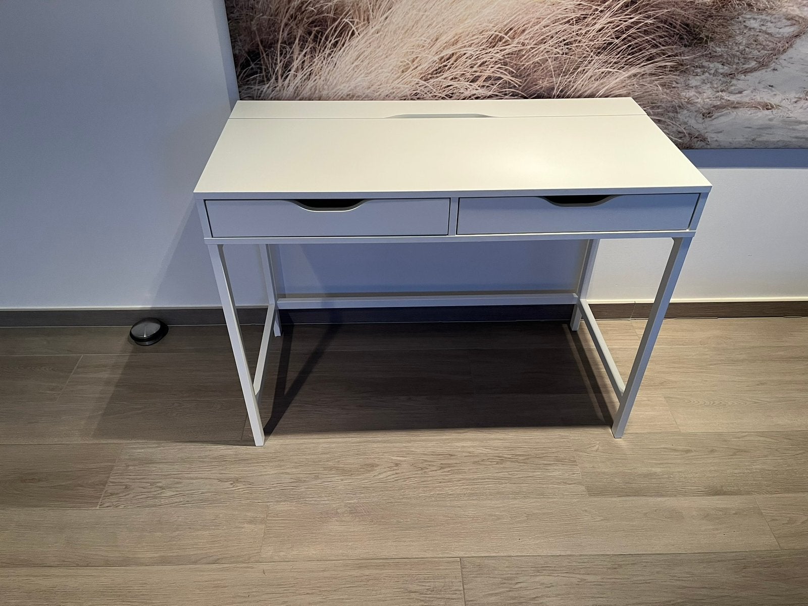 Bureau Alex wit 132cm x 58cm, Enlèvement, Comme neuf