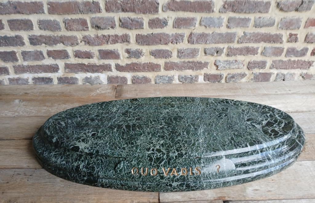 Marmeren sokkel 100kg – zware stenen voetstuk voor beeld, Enlèvement