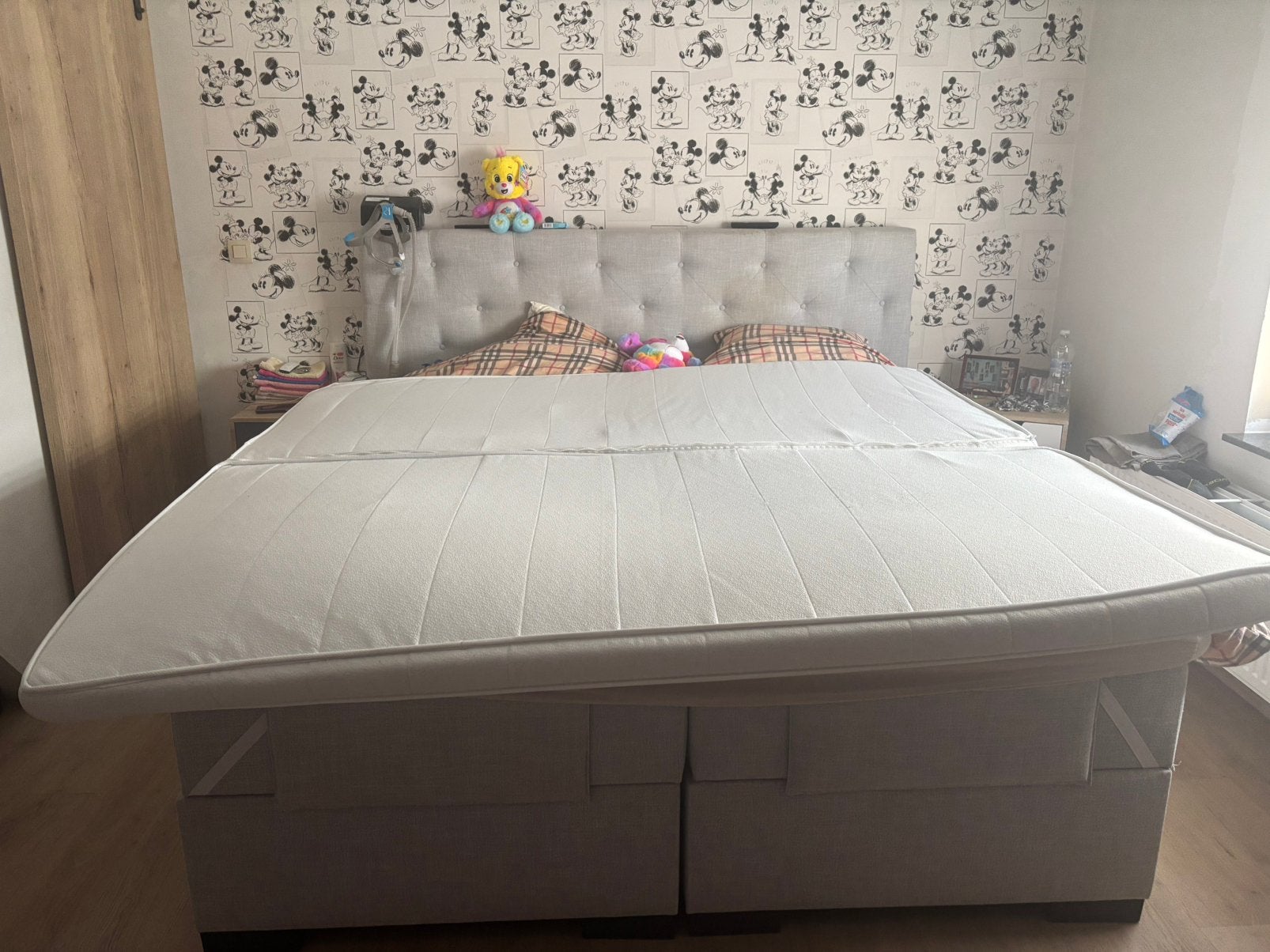 Te koop topper voor boxspring, Ophalen of Verzenden, Zo goed als nieuw, 200 cm, 90 cm