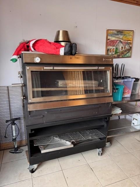 Diamant Houtskool Oven – Horeca Grill – Topstaat – op wielen, Enlèvement, Comme neuf, Overige merken, Avec accessoires