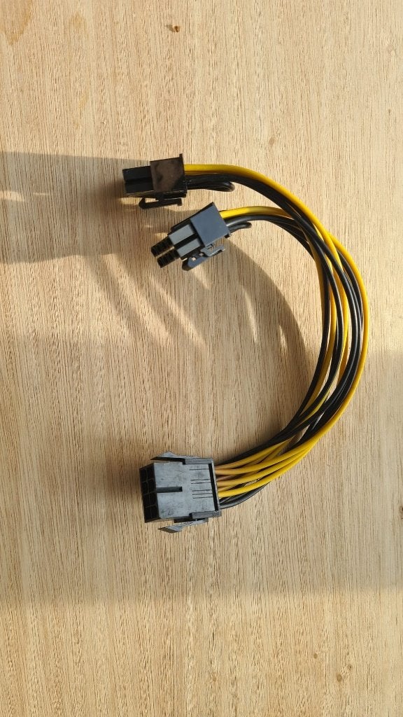 PCIE multiple 1 x 8 broches -> 2 x 8 broches, Informatique & Logiciels, Enlèvement ou Envoi, Utilisé