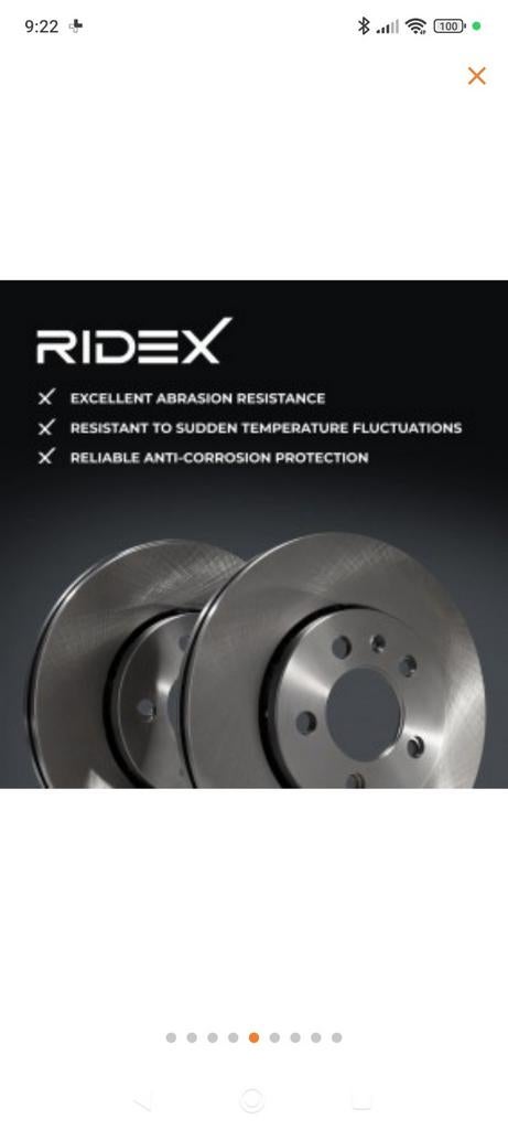 disque de frein avant Scénic ou Nissan Qashqai, Neuf, Renault