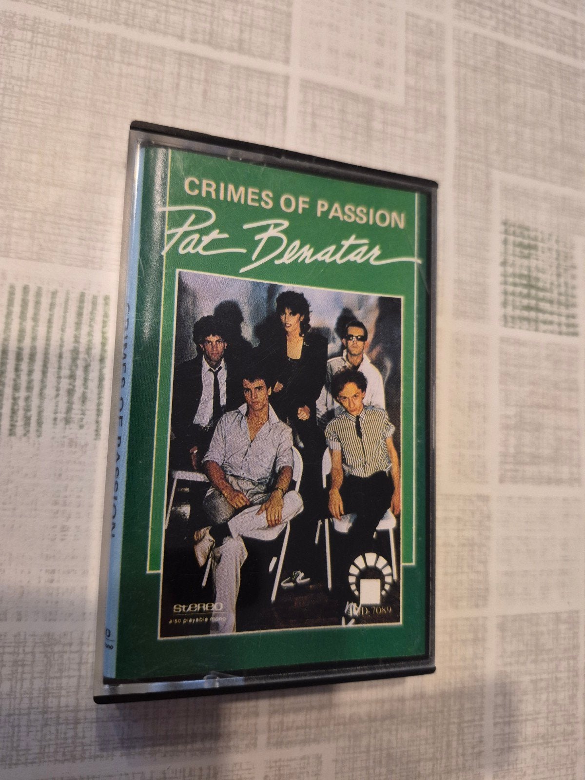 Cassette de Pat Benatar : Crimes of Passion, Enlèvement ou Envoi