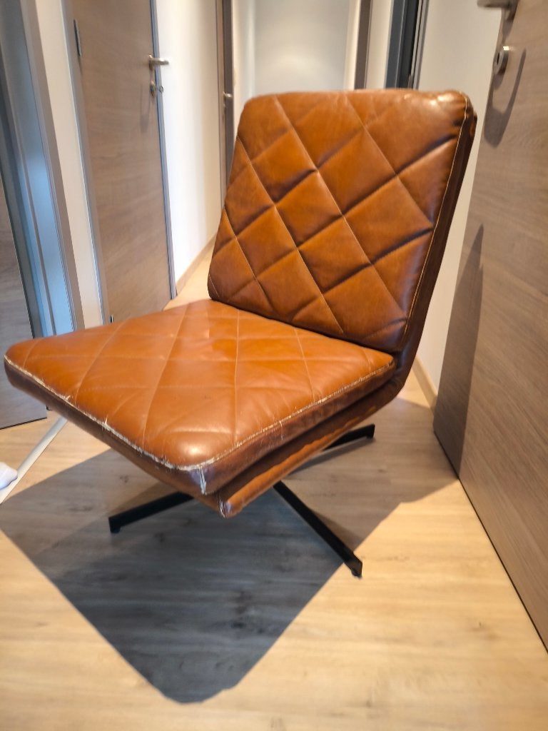 Draaistoel, Huis en Inrichting, Fauteuils, Zo goed als nieuw, Stof, 50 tot 75 cm, Minder dan 75 cm, Ophalen