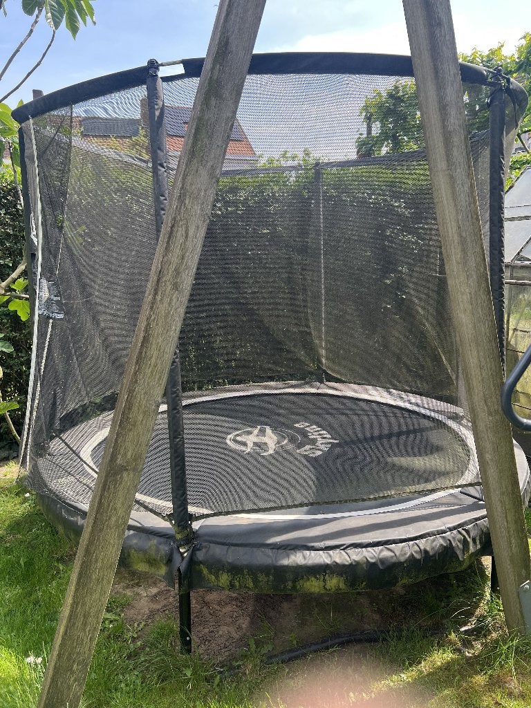 Trampoline, Kinderen en Baby's, Speelgoed | Buiten | Trampolines, Ophalen, Gebruikt