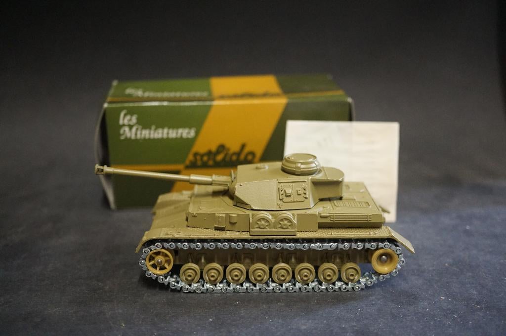 Solido Panzer IV tank - 1/50 - TOP, Ophalen of Verzenden, Zo goed als nieuw