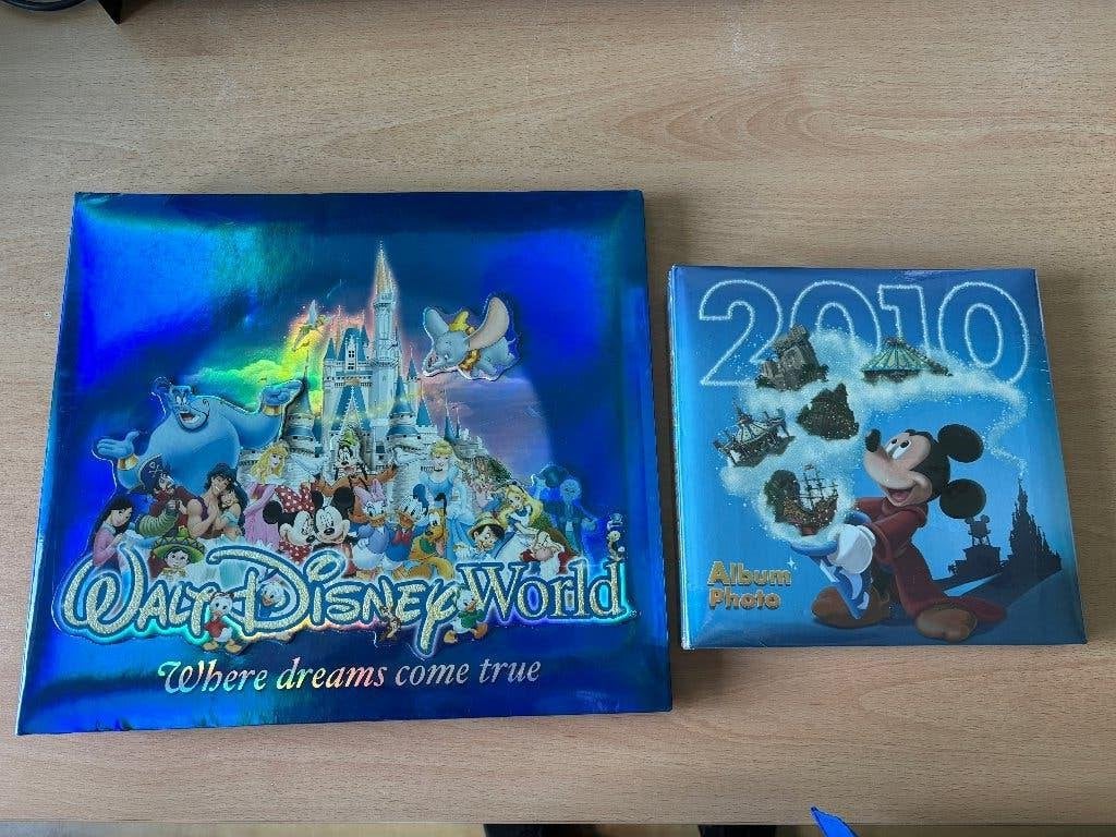 Fotoalbum Mickey Disney Parijs en Disney World (2), Audio, Tv en Foto, Fotoalbums en Accessoires, Blauw, Stevige kaft, Plakboek