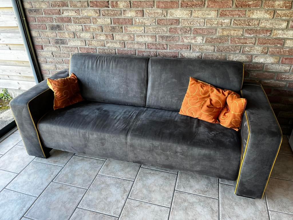 3-zit en 1-zit, Huis en Inrichting, Zetels | Zetels, Ophalen, Driepersoons, Zo goed als nieuw, Rechte bank