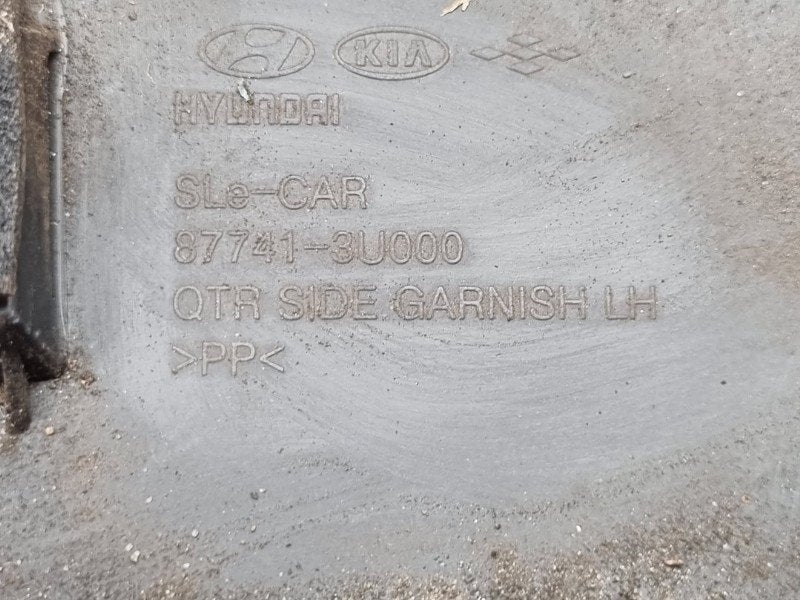 EXTENSION D'AILE Kia Sportage (SL) (|877413U000|), Utilisé, Kia, Garde-boue