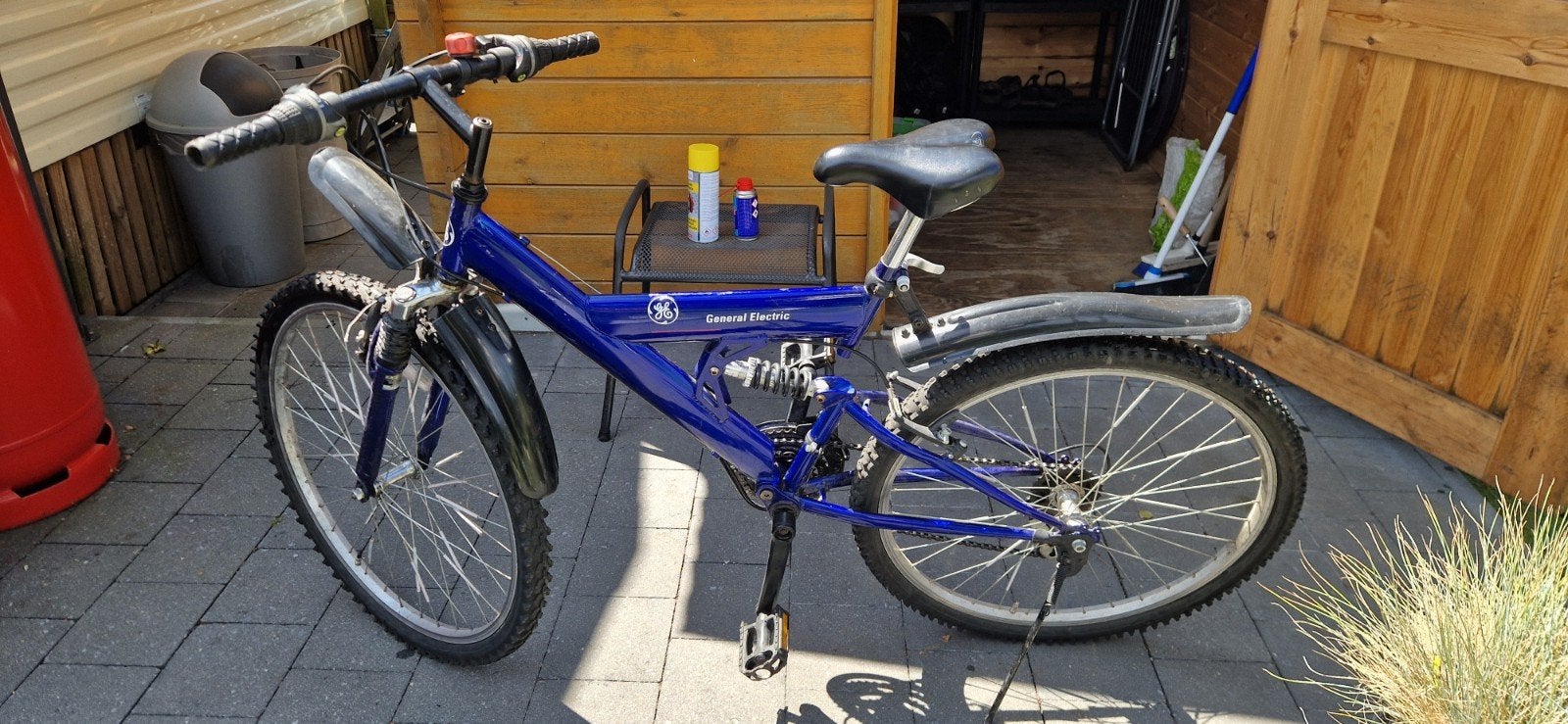 vélo bleu pour adolescents, Enlèvement, Utilisé, Vitesses
