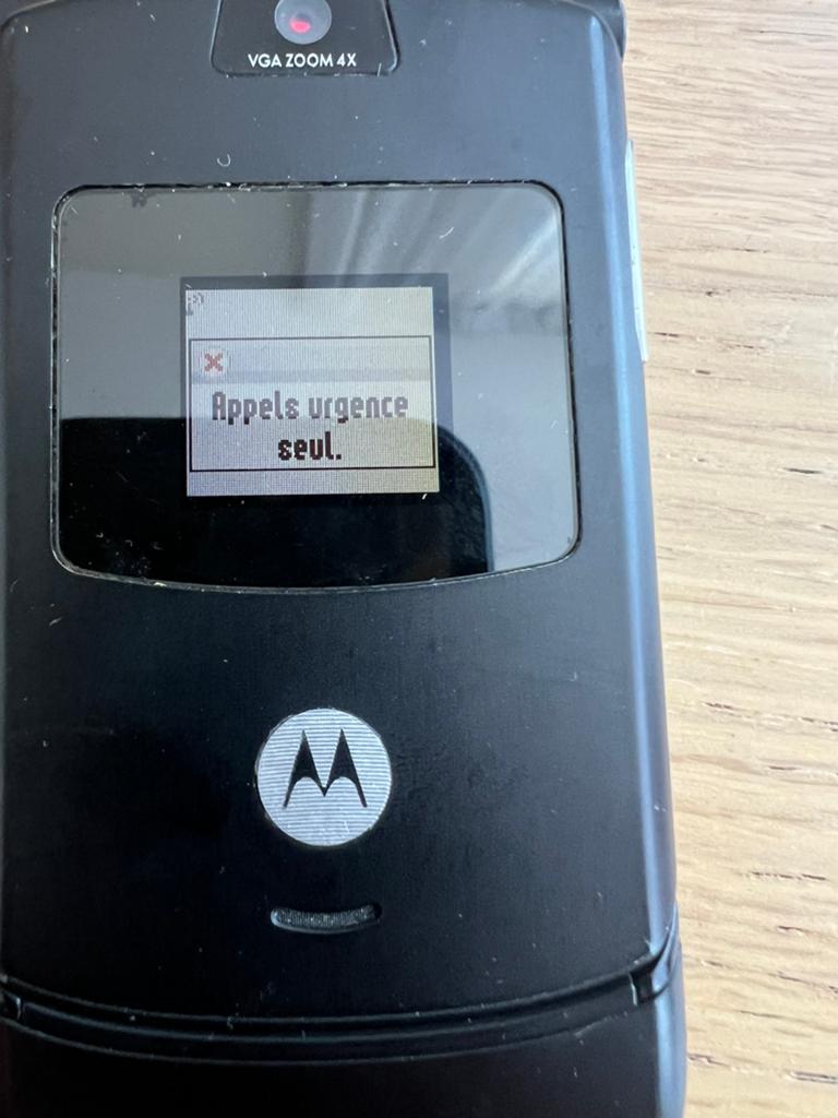 Gsm Motorola v3, Ophalen, Niet werkend