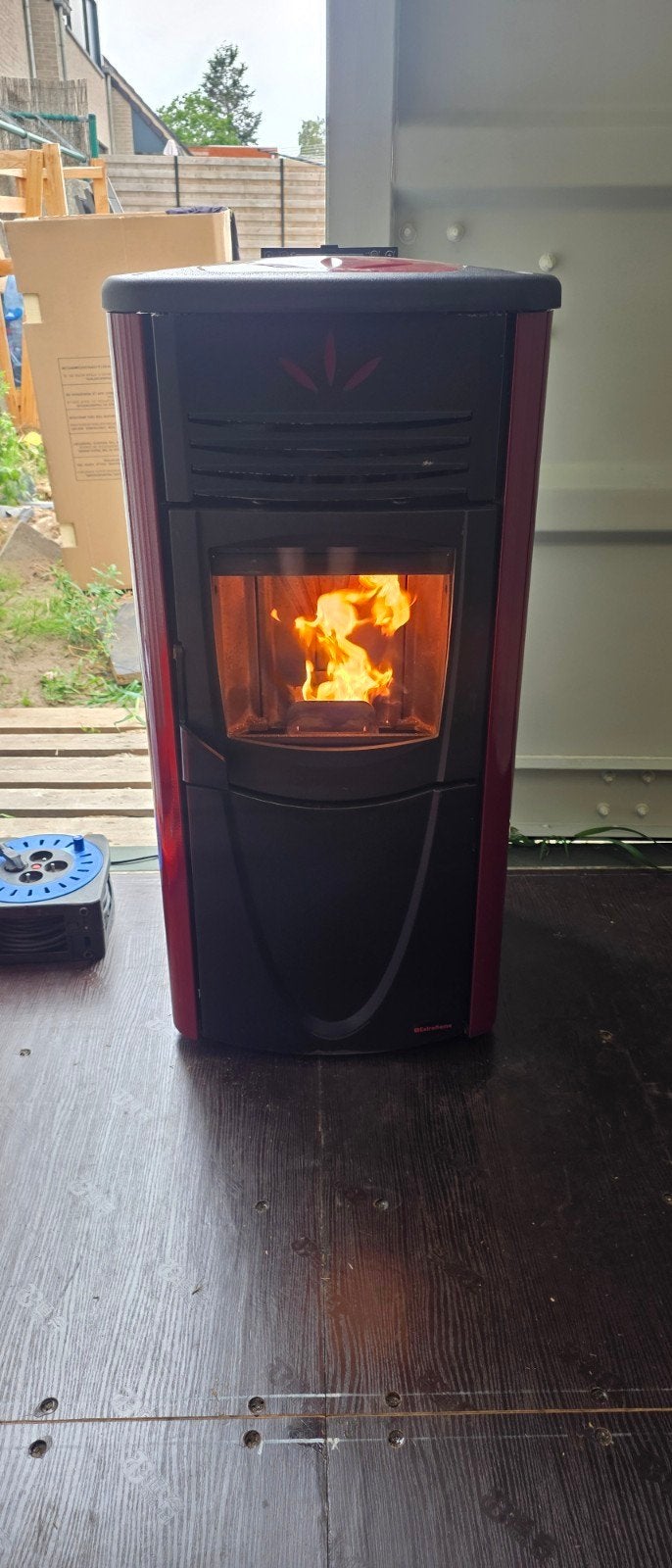 extraflame graziosa 8kw pelletkachel, Enlèvement, Utilisé, Cheminée sur pied, Autres types