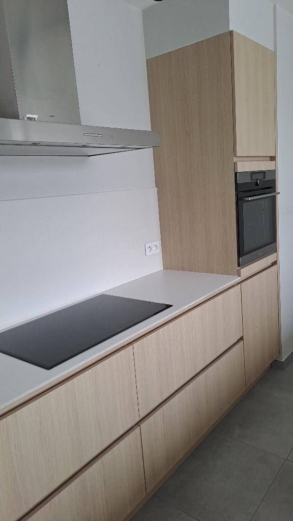 Keukenwand, Huis en Inrichting, Keuken | Keukenelementen, Ophalen, Gebruikt, Bruin