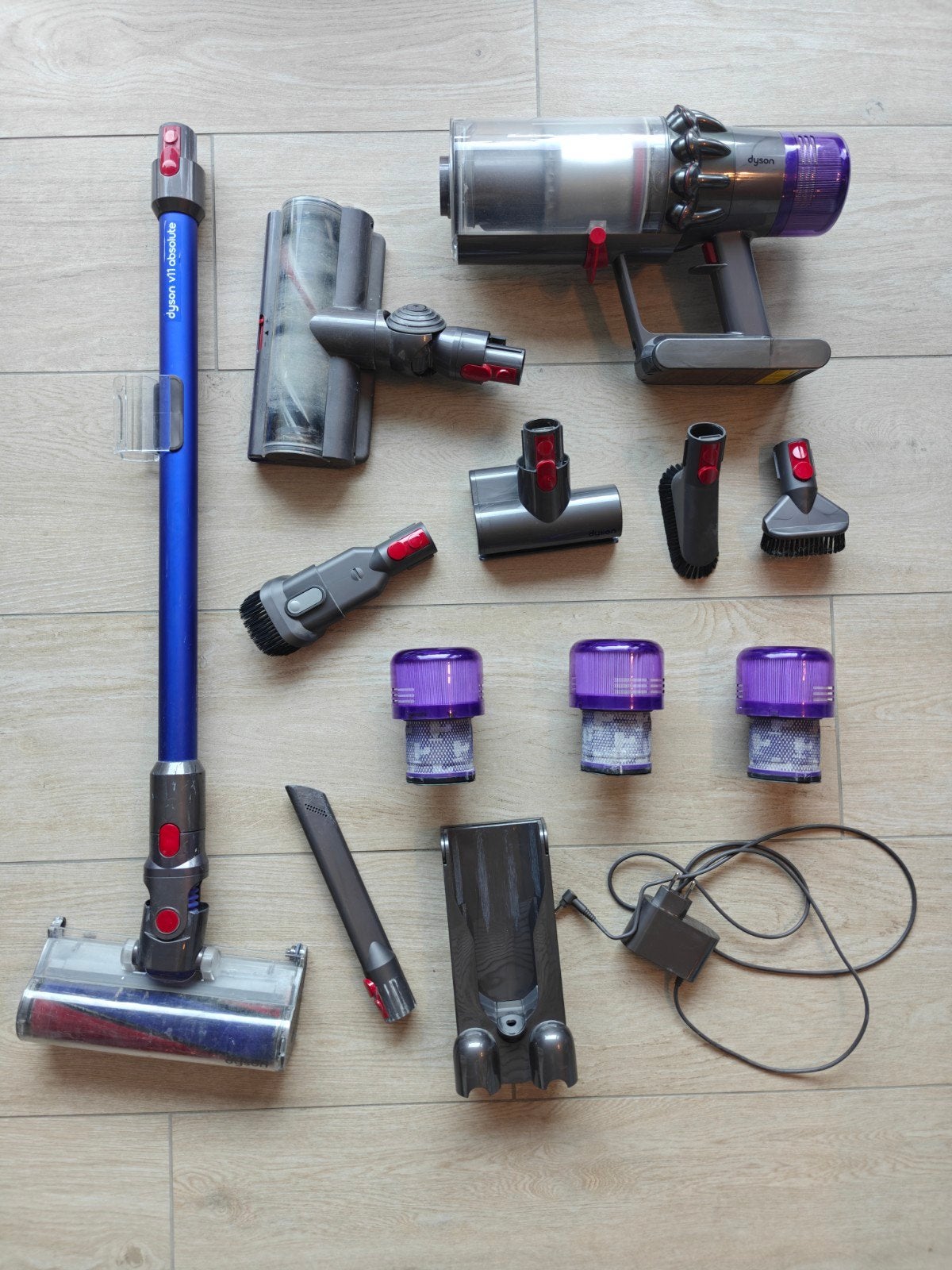 Dyson V11 absoluut, Ophalen, Gebruikt, Steelstofzuiger, Dyson