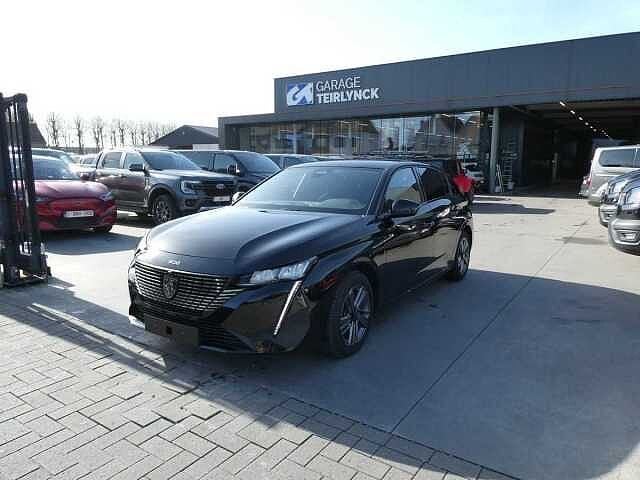 Peugeot 308 1.2 i 130pk Allure 360 Cam ACC BLIS '24, 94 kW, Euro 6, Zwart, Bedrijf