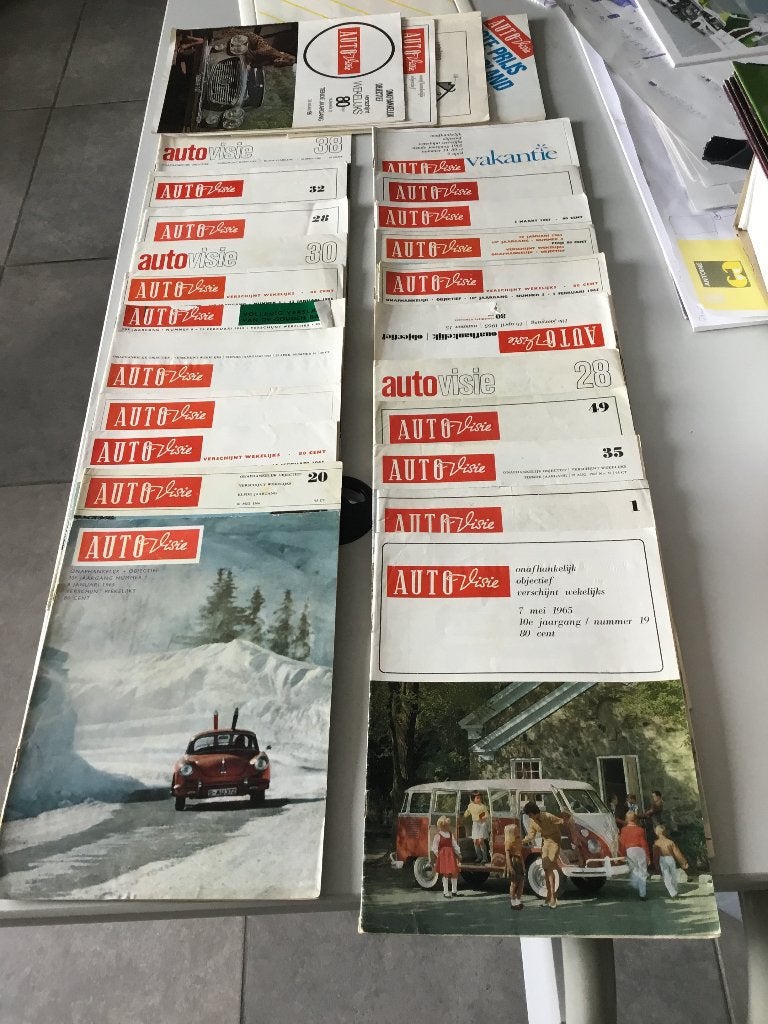 Auto’s folders tijdschriften, Ophalen, Zo goed als nieuw