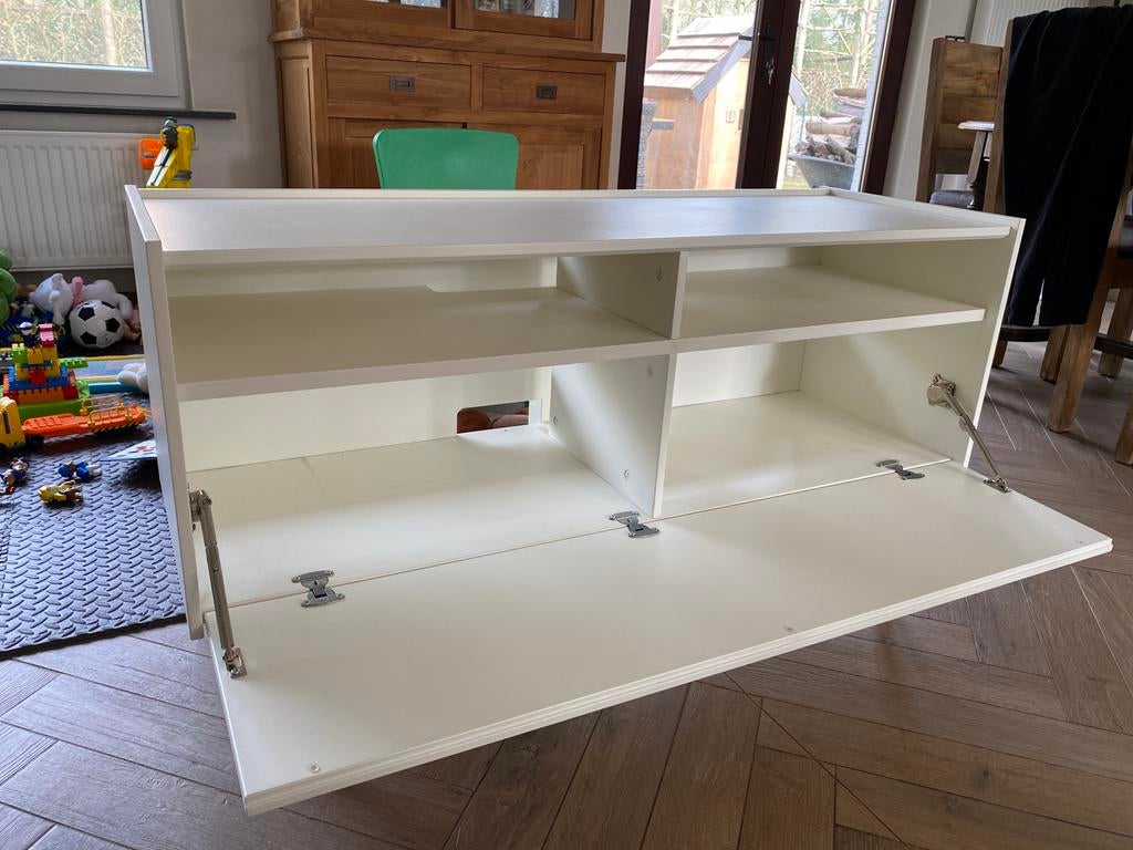 TV kast ikea RAMSÄTRA wit 117x63x42, Ophalen, Zo goed als nieuw