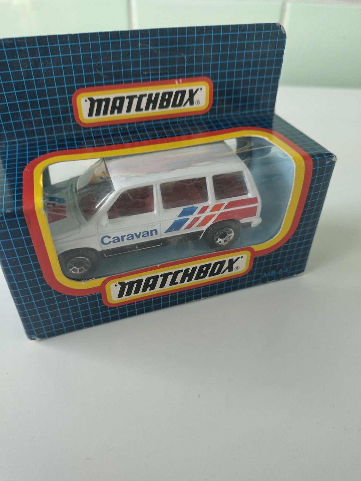 Vintage Matchbox Dodge Caravan AFHALING LEES BESCHRIJVING, Ophalen, Nieuw, Auto, Matchbox