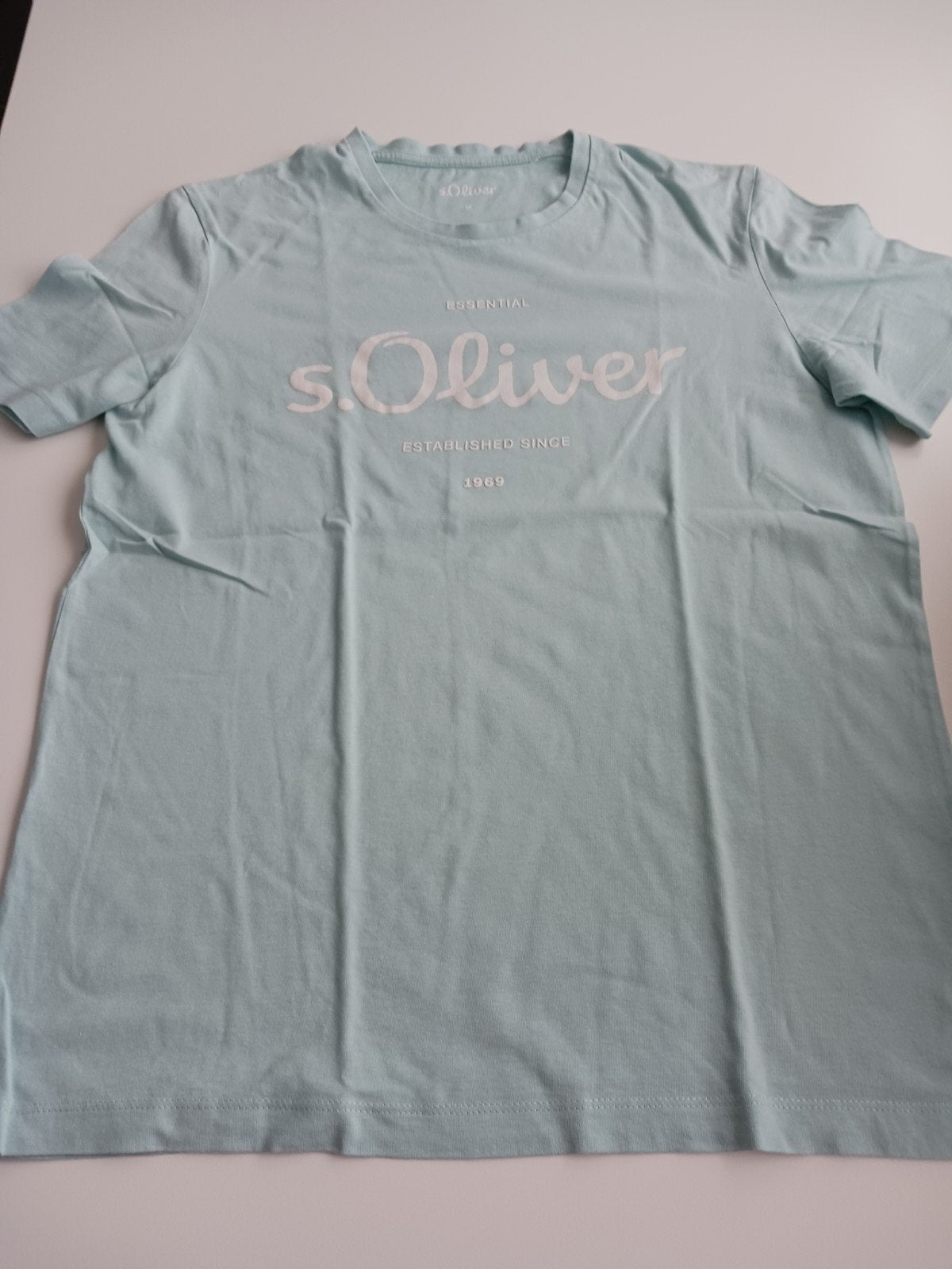 Groene t-shirt merk S Oliver te koop.Maat M, Kleding | Heren, T-shirts, Ophalen, Maat 48/50 (M)