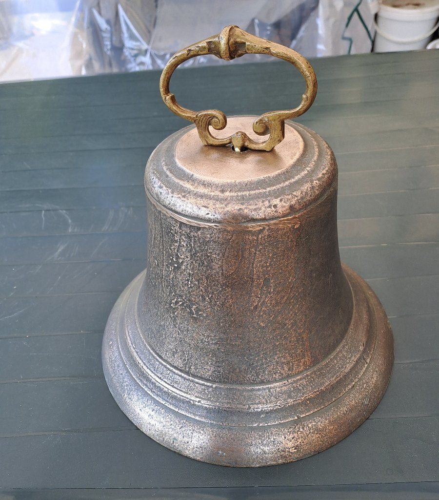 cloche d'école en bronze vers 1900, Antiquités & Art, Antiquités | Bronze & Cuivre, Bronze, Enlèvement